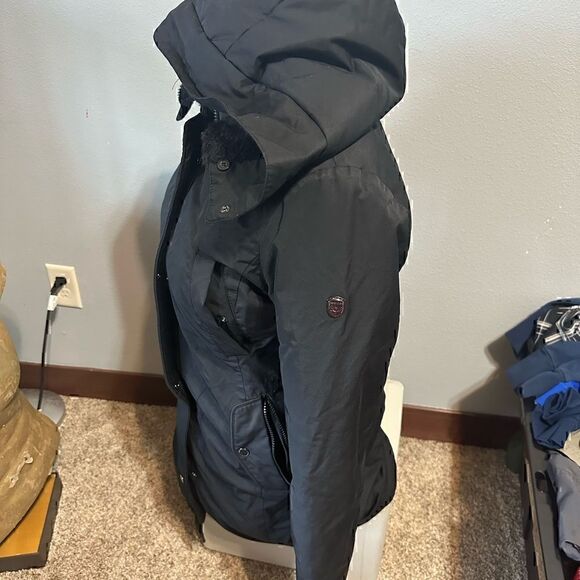 J. Madison Expedition Women’s S/C Black Parka - Picture 2 of 6